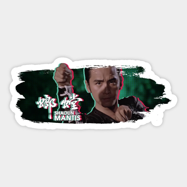 Shaolin Mantis Sticker by Doc Multiverse Designs